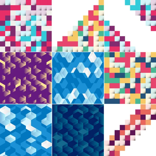 Vector Background Illustration Abstract Texture Featuring Squares Suitable Use Pattern — Vetor de Stock