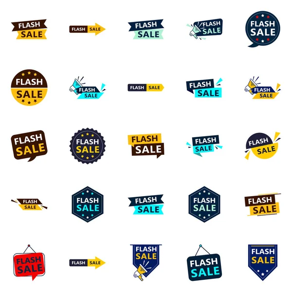 Flash Sale Versatile Vector Banners All Your Marketing Sales Needs — Archivo Imágenes Vectoriales