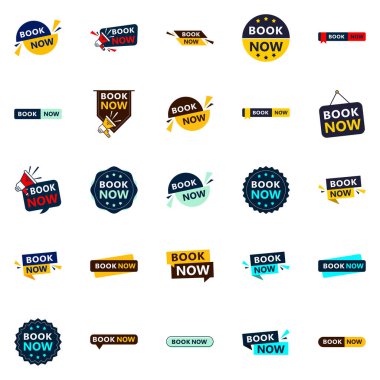 Get the Best Value with Our Pack of 25 Book Now Banners