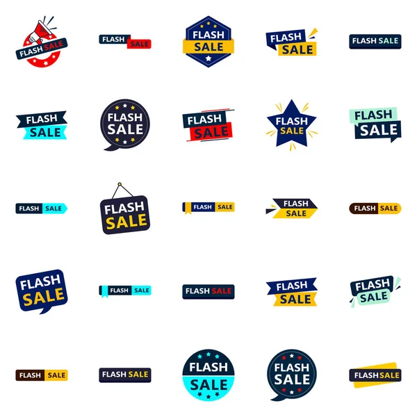 Flash Sale Professional Vector Banners Your Next Marketing Campaign — Stock vektor