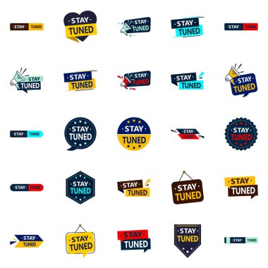 Stay Tuned 25 High quality vector designs for a premium and high end brand image