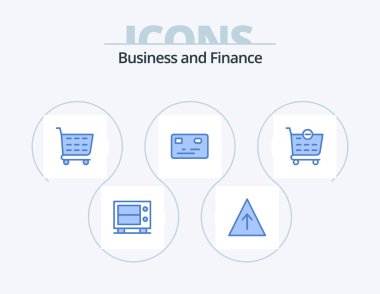 Finance Blue Icon Pack 5 Icon Design. . . shopping cart. shopping cart. checkout