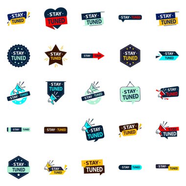 Stay Tuned 25 Versatile Vector Images for a dynamic and adaptive brand direction