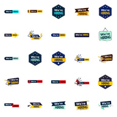 25 We're Hiring Vector Graphics to Make Your Job Opportunities More Appealing