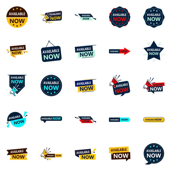 Make Your Designs Pop Available Now Engaging Vector Banners — Stockový vektor