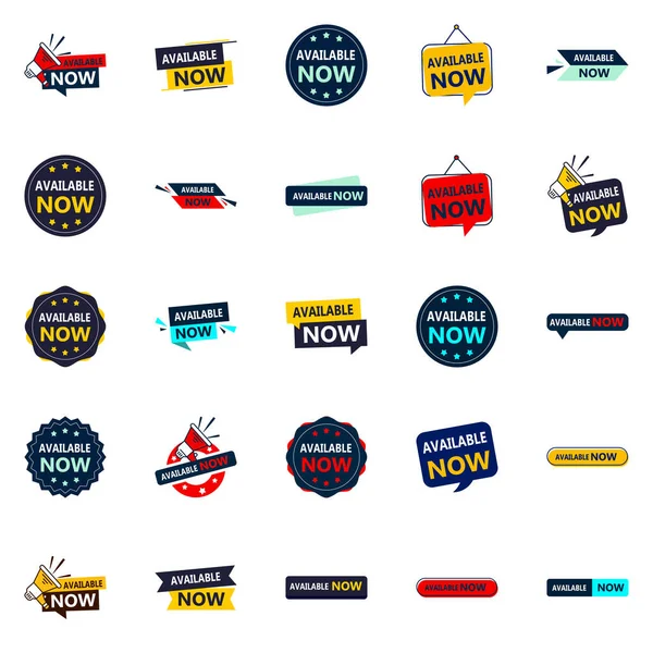 Make Your Designs Pop Available Now Engaging Vector Banners — Stok Vektör