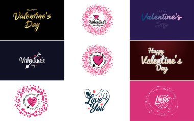 Be My Valentine Valentine's holiday lettering for greeting card