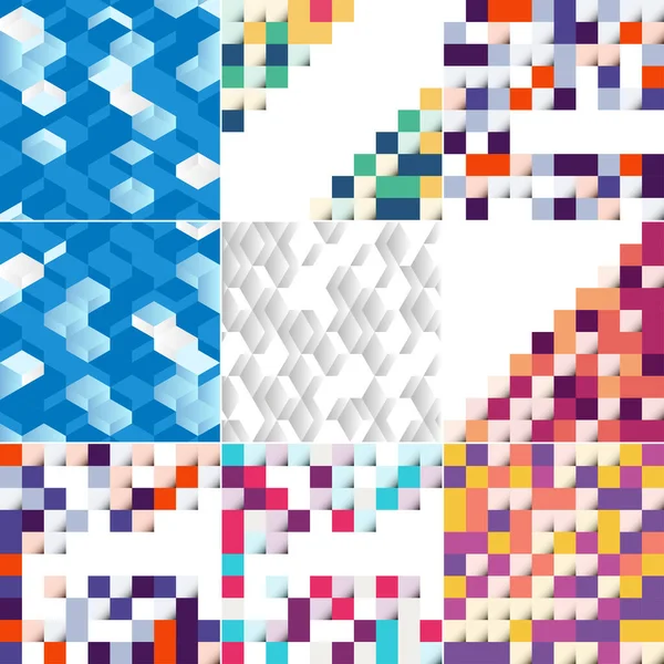 Vector Background Illustration Abstract Squares Suitable Use Background Design Posters — Vetor de Stock