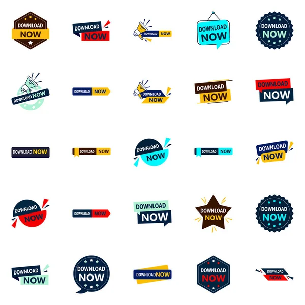 Download Now Graphics Pack Different Design Elements — Wektor stockowy