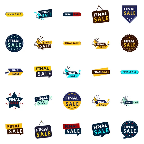 Don Miss Out Final Sale Banners Boosting Sales — Image vectorielle