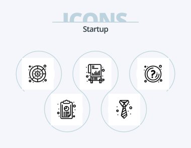 Startup Line Icon Pack 5 Icon Design. ideas. mobile shop. time. mobile. click mobile