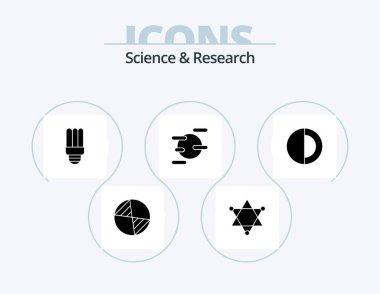 Science Glyph Icon Pack 5 Icon Design. . sun. light. structure. science