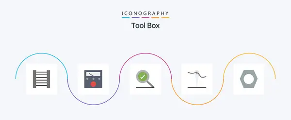 Tools Flat Icon Pack Including Игла Инструменты — стоковый вектор