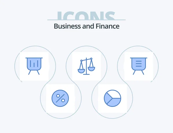 Finance Blue Icon Pack Icon Design Delete Libra Finance Finance — Stockvector