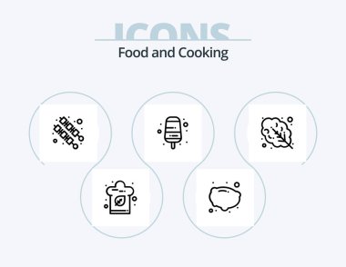 Food Line Icon Pack 5 Icon Design. . kitchen. potato. food. salad