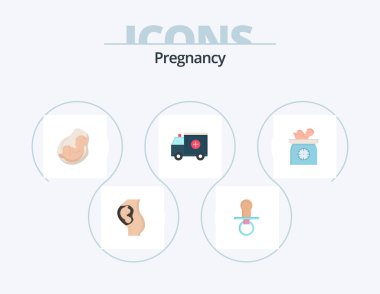 Pregnancy Flat Icon Pack 5 Icon Design. . obstetrics. dummy. pregnant. baby