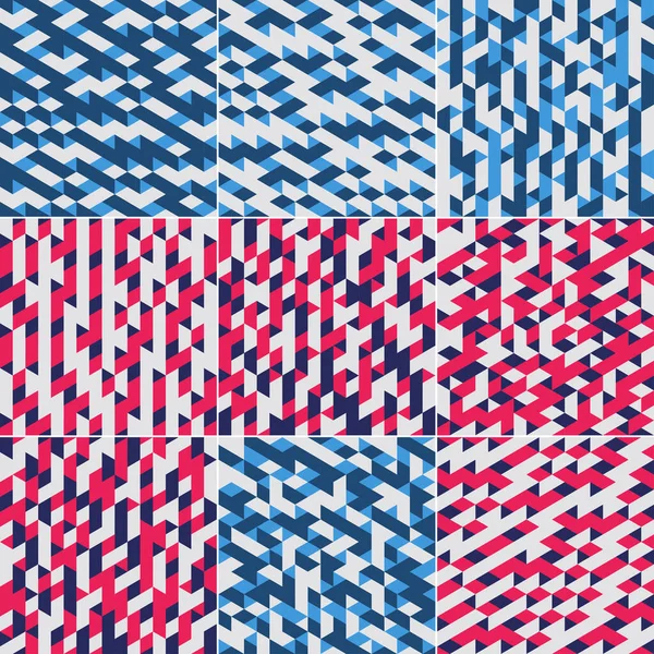 Cover Design Hexagonal Pattern Shades Blue — Stok Vektör