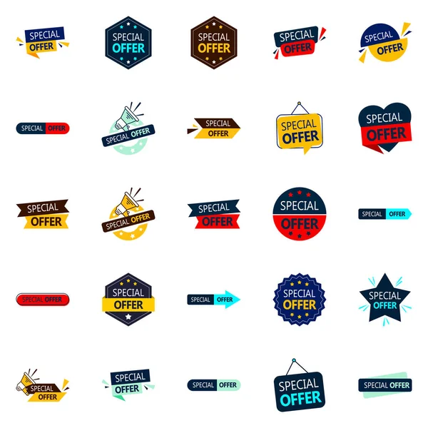 Get Most Out Your Promotion Special Offer Vector Pack High — Vetor de Stock