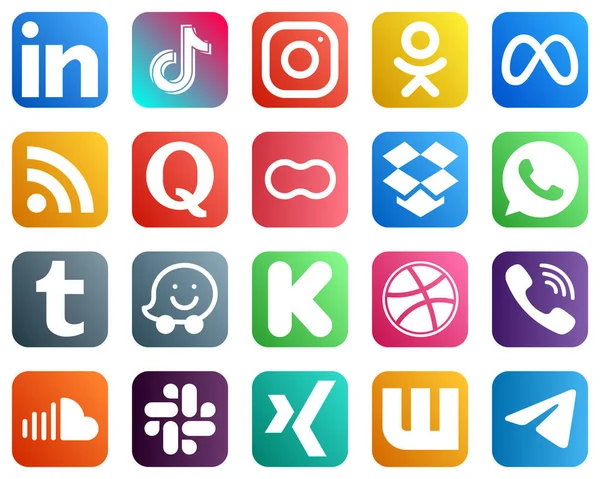 20 Unique Social Media Icons such as peanut. quora. meta. feed and facebook icons. Creative and high resolution