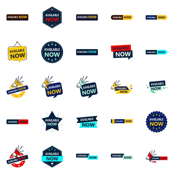 Available Now Customizable Vector Banners Pack Design Flexibility — Stockvector