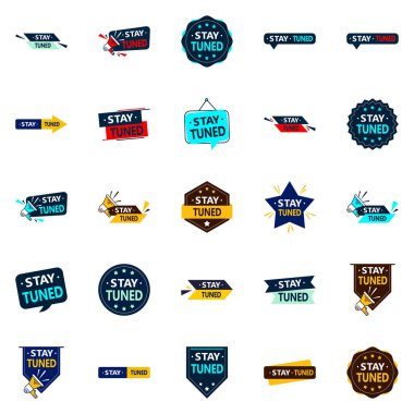 Stay Tuned 25 Professional Vector Images for a polished brand image