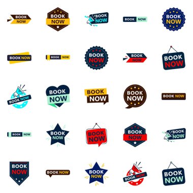 Get the Best Value with Our Pack of 25 Book Now Banners