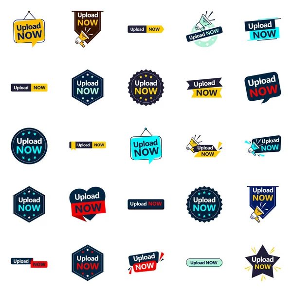 Upload Now High Impact Vector Pack Boost Your Marketing Advertising — Stok Vektör