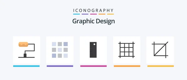 Design Flat Icon Pack Including Tool Creative Icons Design — Stockový vektor