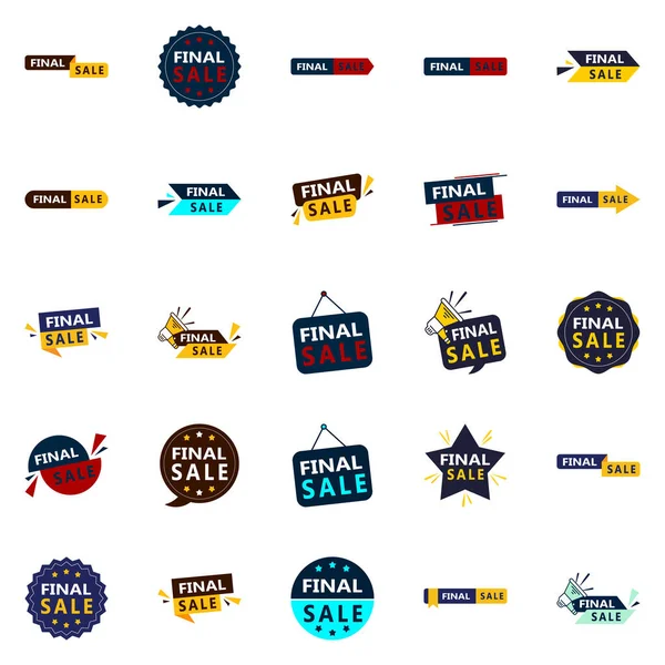 Stunning Final Sale Graphic Elements Online Stores — Stock vektor