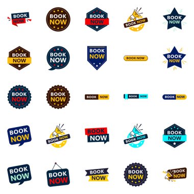 25 Diverse Book Now Banners to Promote Your Products or Services