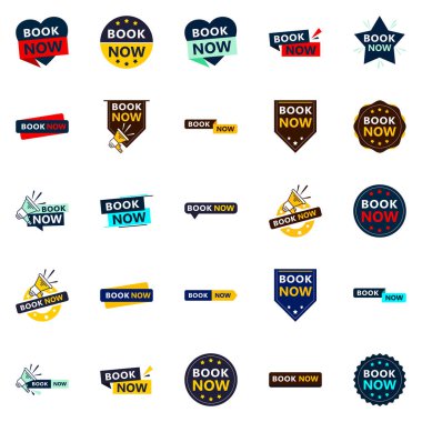 Attract More Customers with Our Pack of 25 Book Now Banners