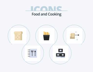 Food Flat Icon Pack 5 Icon Design. . fries.