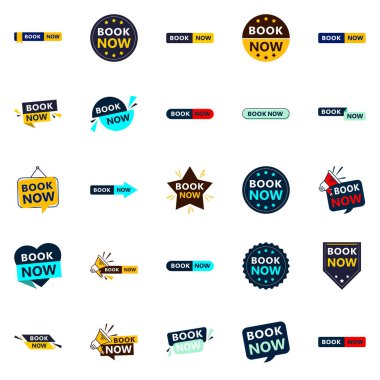 25 Diverse Book Now Banners to Promote Your Products or Services