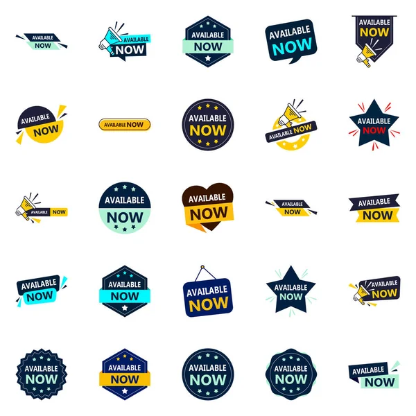 Available Now Vector Banners All Your Graphic Design Projects — Stockvektor