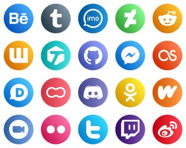 20 Stylish Social Media Icons such as mothers. disqus. wattpad. lastfm and facebook icons. Versatile and professional