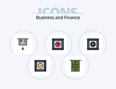 Finance Line Filled Icon Pack 5 Icon Design. . analytics. . product