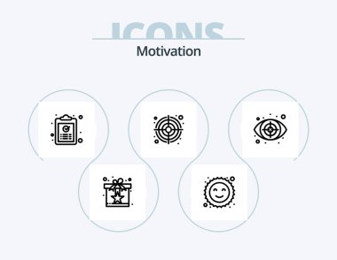 Motivation Line Icon Pack 5 Icon Design. . stopwatch. focus. deadline. growth