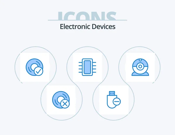 Devices Blue Icon Pack Icon Design Devices Board Remove Gadget — Διανυσματικό Αρχείο