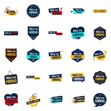 We're Hiring 25 Fresh and Innovative Vector Designs for Job Openings