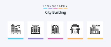 Şehir İnşaat Hattı 5 Simge Paketi dahil. Ev. - Evet. Yaratıcı Simgeler Tasarımı