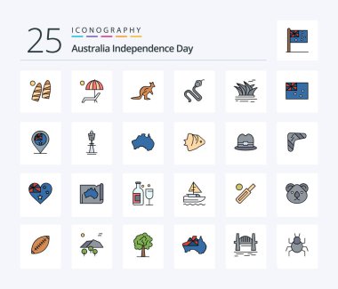 Avustralya 'nın Bağımsızlık Günü 25. Hat Hindistan' da dahil olmak üzere simge paketini doldurdu. Hayvan. Yaz. - Travis. Yerli