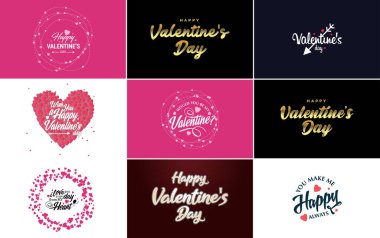 I Love You hand-drawn lettering and calligraphy with a heart design. suitable for use as a Valentine's Day greeting