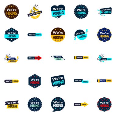 25 We're Hiring Vector Designs for Recruitment Campaigns that Stand Out