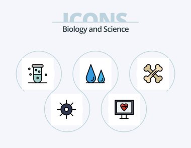 Biology Line Filled Icon Pack 5 Icon Design. . eye. . anatomy