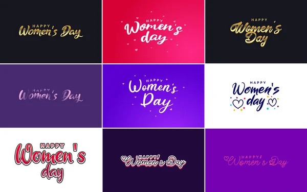 March 8Th Background International Women Day Floral Decorations Paper Art — Vector de stock
