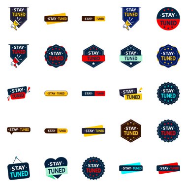 Stay Tuned 25 Professional Vector Images for a polished brand image