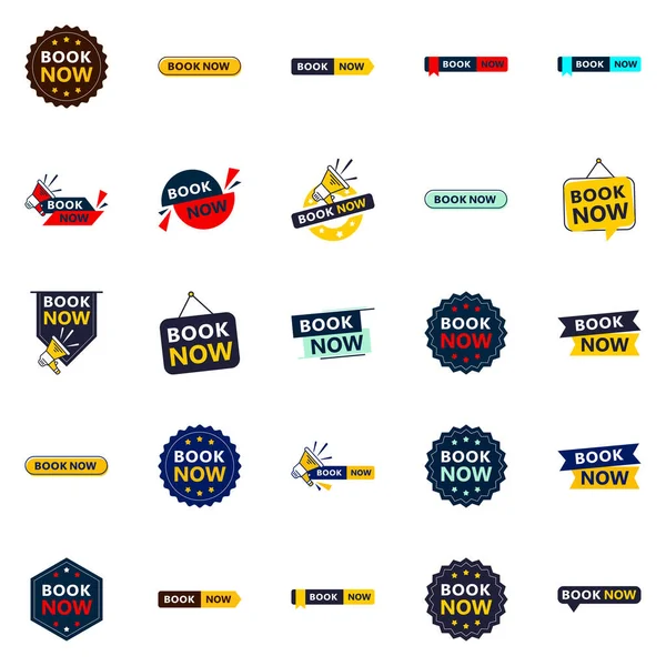 Attract More Customers with Our Pack of 25 Book Now Banners