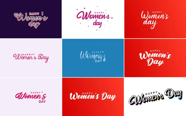 March 8Th Background International Women Day Floral Decorations Paper Art — Stockvektor