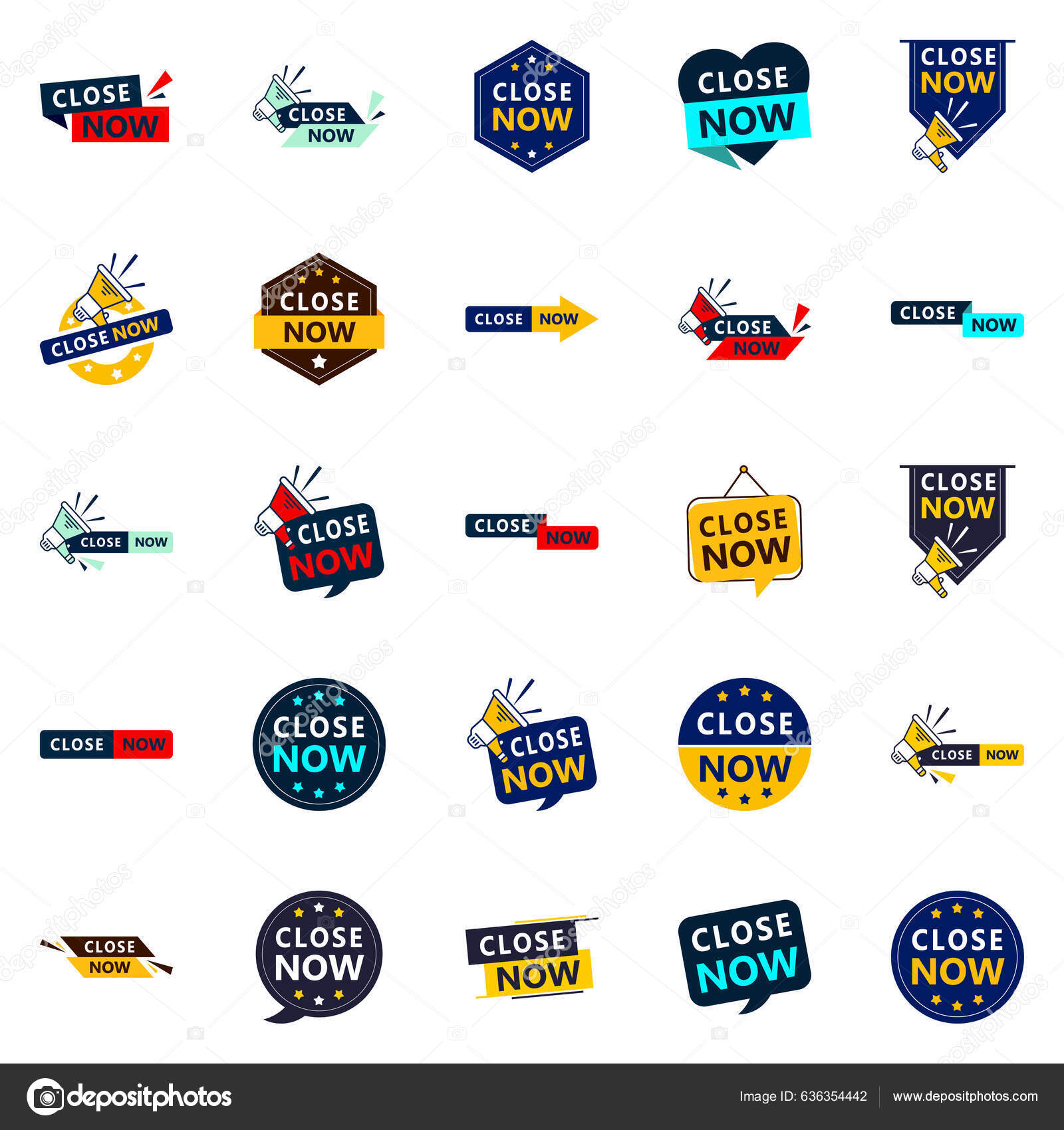 Dont Let Deal Slip Away Text Banners Pack Stock Vector by ©Flatart