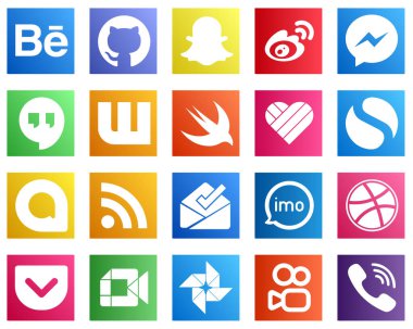 Besleme gibi 20 Profesyonel Sosyal Medya Simgesi. Allo 'yu Google' la. Facebook 'ta. Basit ve hızlı ikonlar. Tamamen özelleştirilebilir ve profesyonelce